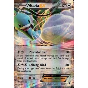 Pokemon - Altaria-EX (83/124) - XY Fates Collide - Holo
