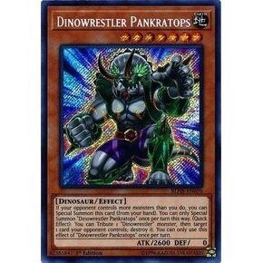 Yu-Gi-Oh! - Dinowrestler Pankratops - BLHR-EN070 - Secret Rare - 1st Edition - Battles of Legend: Hero's Revenge