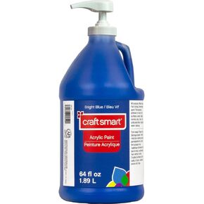 64oz. Bright Blue Acrylic Paint by Craft Smart - Fast Drying Paint for Drawing, Painting, Art & Crafts Supplies - 1 Pack