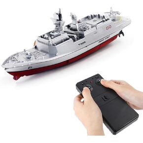 Remote Control Navy Ship Toy Military Model Yacht Electric Water Toy Children's Gift