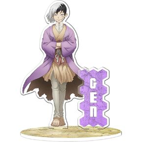 ABYSTYLE Dr. Stone Gen Acryl® Stand Figure Model 4" Tall Anime Manga Desktop Accessories Merch Gift