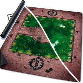 Warzone Studio 30 x 22 inch Double-Sided Rubber Battle Mat: Sigma-Thetima + Bridge + Bag