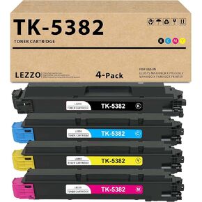 TK-5382K TK-5382C TK-5382M TK-5382Y TK5382 Toner Cartridge 4-Pack Replacement for Kyocera TK-5382 toner 1T02Z00US0 1T02Z0CUS0 1T02Z0BUS0 1T02Z0AUS0 for ECOSYS MA4000cifx MA4000cix PA4000cx Printer