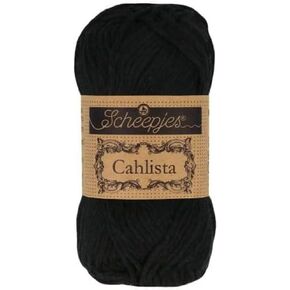 Scheepjes Yarn Cahlista (110 - Jet Black)