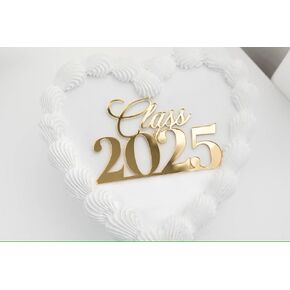 Class of 2025 Cake Topper,Graduation Cake Topper,Grade Cake Décor,High School/College Bachelor Master Degree Graduation Party Decorations Supplies