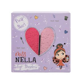 MISS NELLA Makeup for Kids Eye Shadow - Pink Skies, kids cosmetic toy, Non Toxic Make Up