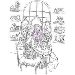 Prima Marketing 655350595821 Prima Princess Stamps - Gussy Up