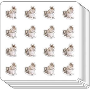 Squirrel Planner Stickers, 0.5in Scrapbooking Kids DIY Calendar Crafting 208-Pack