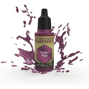 The Army Painter Zephyr Pink Warpaint - Acrylic Non-Toxic Heavily Pigmented Water Based Paint for Tabletop Roleplaying, Boardgames, and Wargames Miniature Model Painting