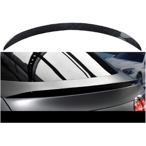 Compatible for GLC Coupe C253 GLC260/300 2016-2022 AMG Rear Trunk Lid Spoiler Wing Gloss Black Tail Tailgate Splitter Lip(Carbon Black)