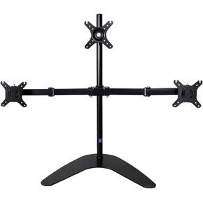 27-inch Height-Adjustable Splicing 3-Screen Computer Screen Swivel Bracket for Three Monitors