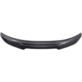 PSM Style Carbon Fibe Rear Trunk Lid Boot Spoiler Wings for 2011-2017 Compatible for 6 Series F06 M6 F12 F13 640i 650i Tuning Accessories(4Door Carbon Fibe)