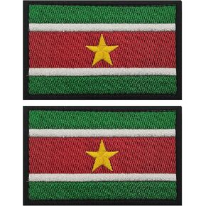 2PCS Americas Mexican Flag Patch Embroidered Morale Patch Military Tactical Patches Hook and Loop Applique Fastener