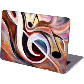 Compatible with MacBook Pro 16-inch Hard Protective Shell Cace and Keyboard Cover (A2485, M1 Pro/Max, 2021 Release) - Abstract Music Note