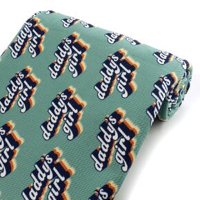 Retro Daddy's Girl Liverpool Bullet Fabric Textured Knit 4 Way Stretch - 6" Strip