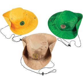 Fun Express African Safari Vbs Outback Hat - Apparel Accessories - Hats - Fabric Hats - VBS Vacation Bible School Supplies/Decor - 12 Pieces