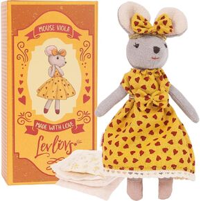 LEVLOVS Mouse in a Box Mouse Jasmine in a Gift Box with The Bedding Easter Gift