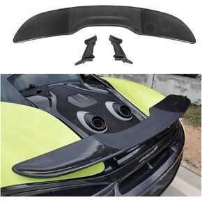 Compatible for Mclaren 540C 570S Carbon Fiber Spoiler Tail Fins Rear Trunk Guide Wing Rear Wing Diverter Upgrade Body Kit(FRP Matte Black)
