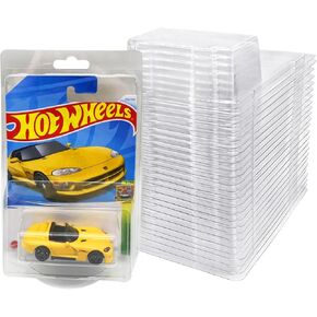Pack of 12 Protector Packs Compatible for Hot Wheels & Matchbox Mainline Car Clamshell Cases Car Display Durable Shields Blister Pack Storage Covers