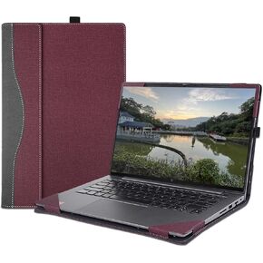 Laptop Case Cover for HP 250 15.6 inch G10 & for HP 255 15.6'' G10 & for HP 256 15.6 inch G10 Sleeve,Detachable PU Leather Notebook PC Protective Bag Accessories (Pink)