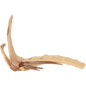 BESPORTBLE Natural Driftwood for Fish Tank Decoration, Unique Aquarium Decor, Safe and Eco-Friendly Wood, 5.90x3.14x1.96in, Light Brown