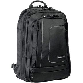 Brenthaven Metrolite Travel Backpack Fits up to15.6 Inch Chromebooks, Laptops, Tablets, Flight Carry On Business Bag - Black, Durable, Impact and Compression Resistant Rugged Protection Carryon