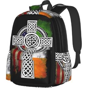 American Mexican Mexico Flag Mexican Roots Laptop Backpacks Double Shoulder Laptop Pack Bag Casual Back Pack Lightweight Daypack Bags With Side Pockets For Business Travel Hiking
