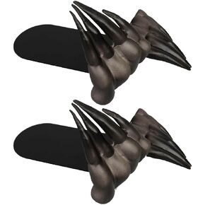 2pcs Creepy Demon Hand Bookmark,Latex Material Unique Horror 3D Bookmarks,Halloween Devils Hand Bookmark