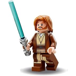 Star Wars: OBI-Wan Kenobi Minifigure with Lightsaber Brown Robes