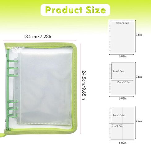 A5 Sticker Organizer Binder with Zipper Closure, Reusable Sticker Storage Album with Pockets, Perfect for Collecting, Organizing, and Displaying Stickers (Star-Purple) in Kuwait