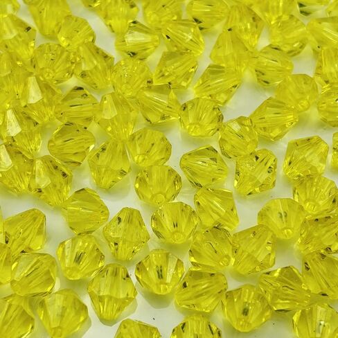 1000pcs 6 مم بيكون بيكون حبات الاكريليك الكريستال الفواصل للقرط سوار قرط مفتاح الصنع مصنوعة الحرف اليدوية (الأخضر العشب) in Saudi Arabia