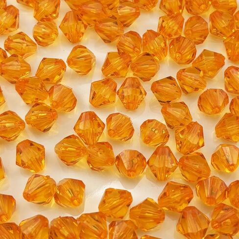 1000pcs 6 مم بيكون بيكون حبات الاكريليك الكريستال الفواصل للقرط سوار قرط مفتاح الصنع مصنوعة الحرف اليدوية (الأخضر العشب) in Saudi Arabia