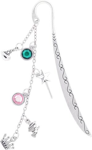 Fantasy Bookmark Gifts for Girls - Charm Metal Book Marks for Women Cute Unique Aesthetic Page Makers for Reading Lovers Novel Fans Readers Bookish Students Teachers Birthday School Office in Saudi Arabia