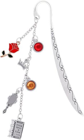 Fantasy Bookmark Gifts for Girls - Charm Metal Book Marks for Women Cute Unique Aesthetic Page Makers for Reading Lovers Novel Fans Readers Bookish Students Teachers Birthday School Office in Saudi Arabia