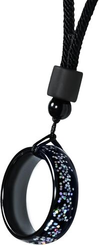 Crypto Cold Storage Wallet Ring & Necklace, Secure Chip Cold Wallet, Encrypted Storage, Waterproof Zirconium Wearable for Multiple Currencies Such as Bitcoin, Ethereum, Etc in Saudi Arabia