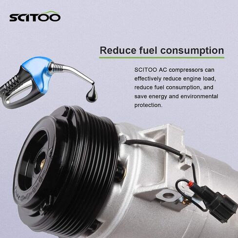ضاغط هواء SCITOO مناسب لـ H-onda لـ Accord 2.4L 2003-2007 CO 28003C ضاغط هواء مع قابض in Kuwait