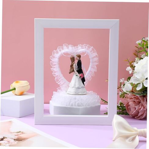 5.5 IN Wedding Cake Toppers Bride and Groom Dancing Figurines Cake Topper Wedding Decorations for Engagement Party Couple Figurines Craft Desk Decoration in Saudi Arabia