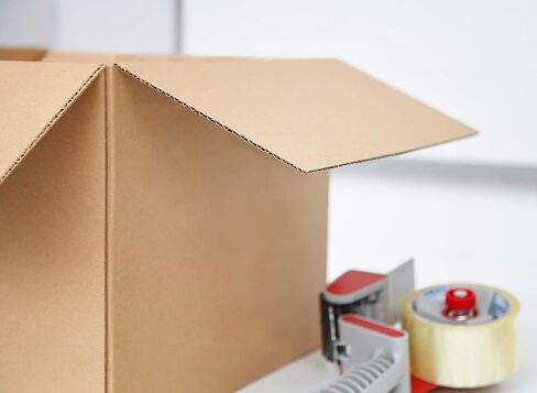 PackageZoom 18 × 14 × 12 بوصة صناديق متحركة متوسطة الحجم، صناديق شحن قوية، 10 عبوات، كرافت/بني (PZ-BX-00-PK) in Kuwait