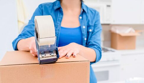 PackageZoom 18 × 14 × 12 بوصة صناديق متحركة متوسطة الحجم، صناديق شحن قوية، 10 عبوات، كرافت/بني (PZ-BX-00-PK) in Kuwait