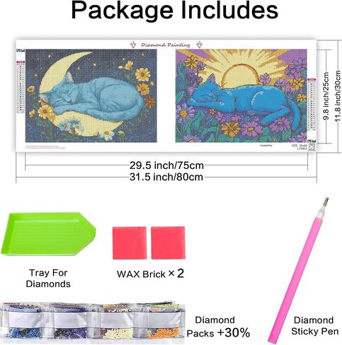 VAIIEYO 5D DIY 1 Pack Diamond Art Kits for Adults Dragon, Diamond Painting Animal, Diamond Painting Kit Full Drill Round Rhinestone Craft Canvas for Home Wall Decor Gift 12x31 inch/30x80 cm in Saudi Arabia