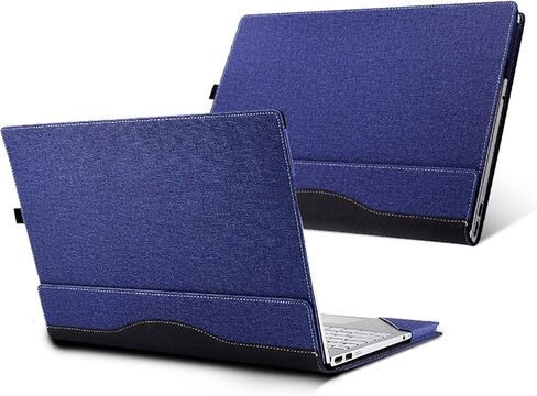 Laptop Case Cover for 16 inch HP Pavilion Laptop 16-af 16t-af & 16-ag 16z-ag,Separable PU Leather Notebook PC Sleeve Protective Bag with Pen Holder and Heat Dissipation Holes (Dark Blue) in Kuwait
