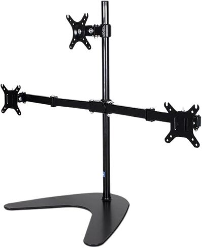 27-inch Height-Adjustable Splicing 3-Screen Computer Screen Swivel Bracket for Three Monitors in Kuwait