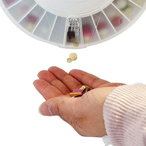 e-Pill MedTime Pro - موزع حبوب آلي متطور ومغلق - غطاء أبيض in Kuwait