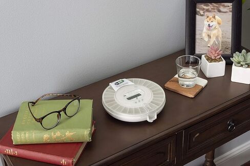 e-Pill MedTime Pro - موزع حبوب آلي متطور ومغلق - غطاء أبيض in Kuwait