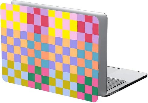 تم التوافق مع Macbook Air 15.3 بوصة Case 2023 الإصدار M2 A2941 ، حالة غلاف قشرة بلاستيكية صلبة ملونة Happy in Kuwait