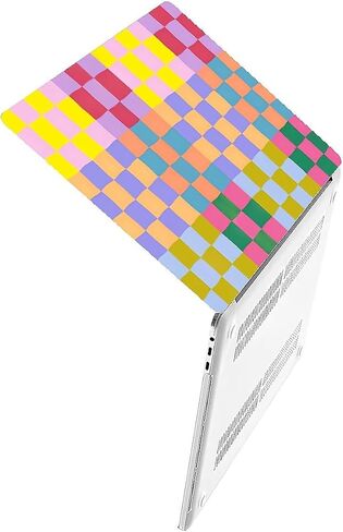 تم التوافق مع Macbook Air 15.3 بوصة Case 2023 الإصدار M2 A2941 ، حالة غلاف قشرة بلاستيكية صلبة ملونة Happy in Kuwait