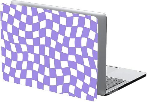SEized Compatible with MacBook Air 15.3 inch Case 2023 Release M2 A2941,Happy Colorful Checkerboard Hard Plastic Shell Cover Case in Kuwait