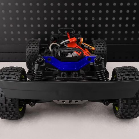 Alloy Front and Rear Shock Tower Damper Plate Set for Arrma 1/18 Granite Grom 1/16 Mojave Grom 1/14 Mojave Grom Mega 380 Upgrade Parts (Blue) in Saudi Arabia