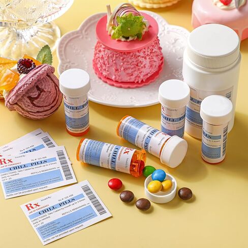 Kigeli 60 Pcs Chill Pill Medication Pill Bottle Labels Stickers Nurse Party Favors Nursing Pharmacist Party Supplies Registered BSN Rn Pharmd Gift for School College in Saudi Arabia