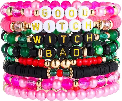 أساور الصداقة الساحرة مستوحاة من الأساور المطابقة للمعجبين Elphaba Glinda Gift Croون in Kuwait